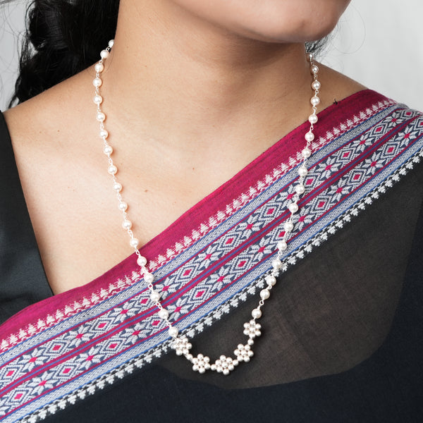 Kudi Pearl Ganthan Set | 92.5 Silver