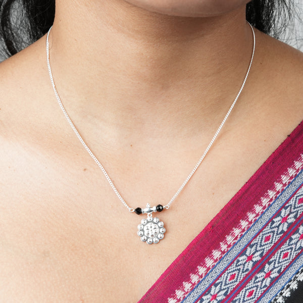Saaj Motif Mangalsutra | 92.5 Silver