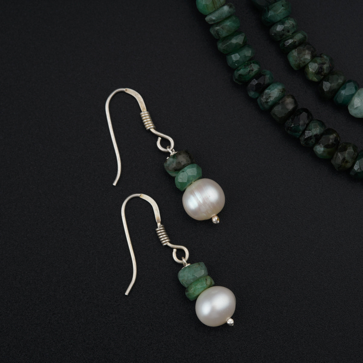 Emerald And Pearl Set