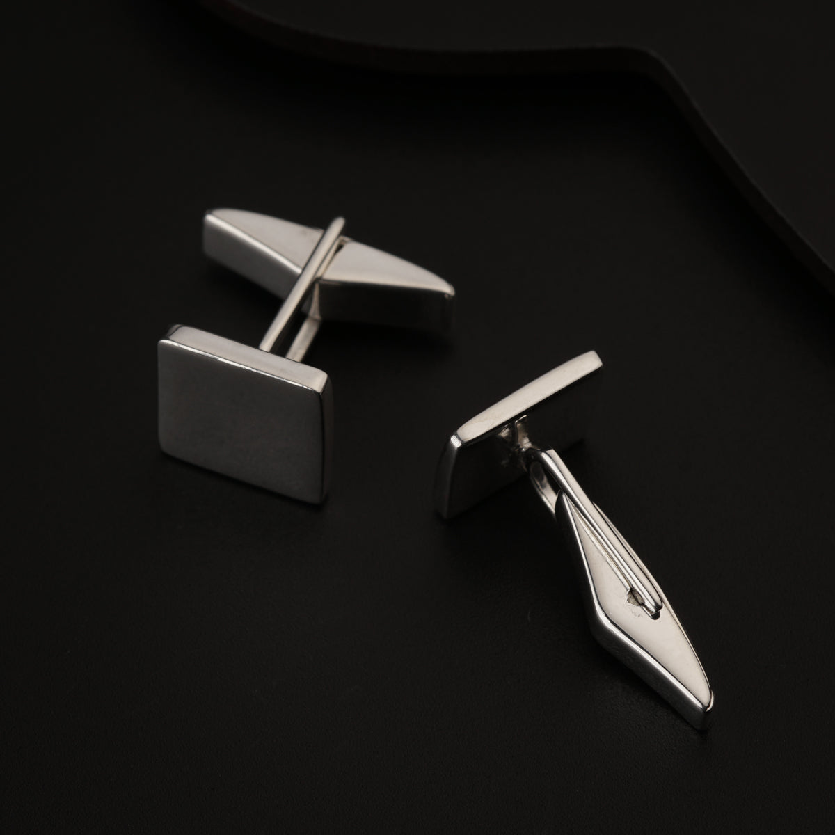 Silver Cufflinks for Men (Customizable)