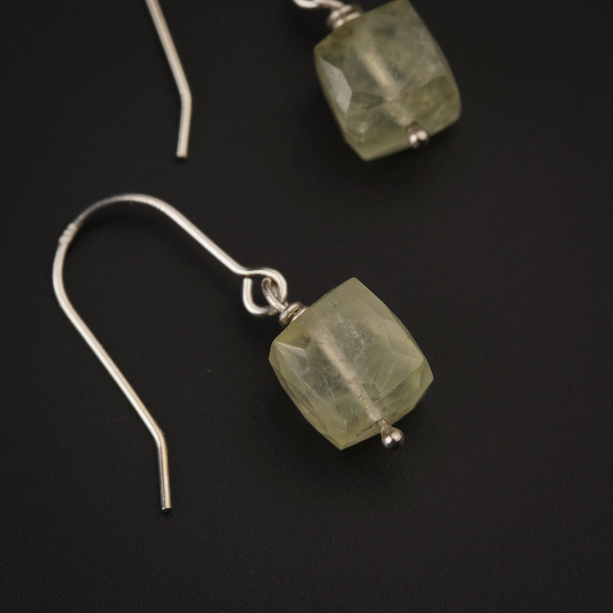 Peridot Silver Earring