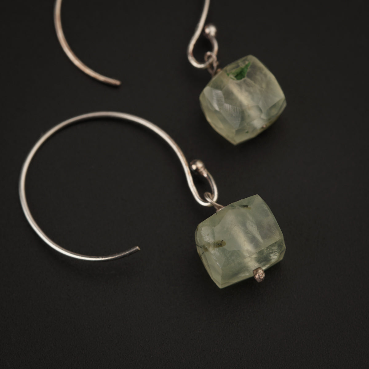 Peridot Silver Earring