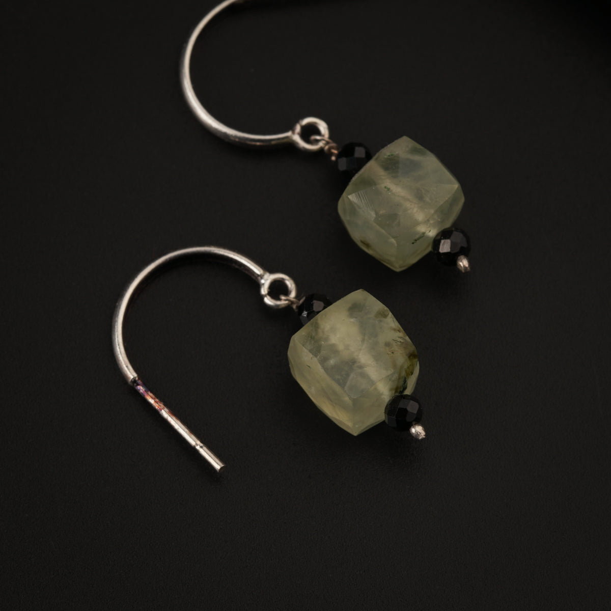 Peridot Silver Earring