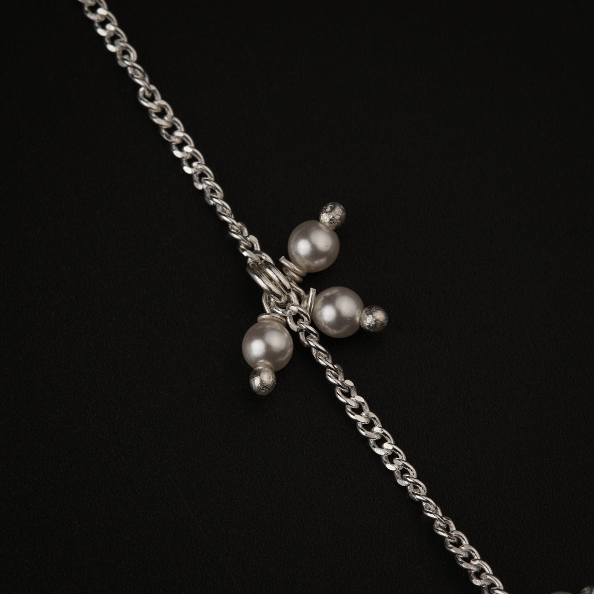 Silver Baby Necklace with Pearls