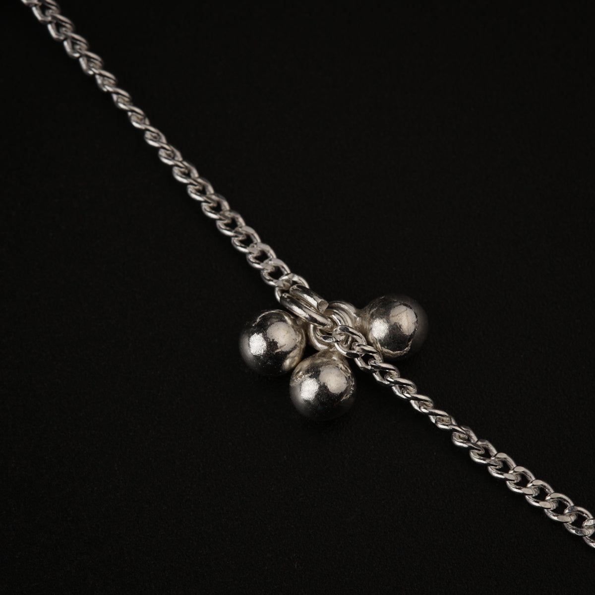 Silver Bead Baby Necklace