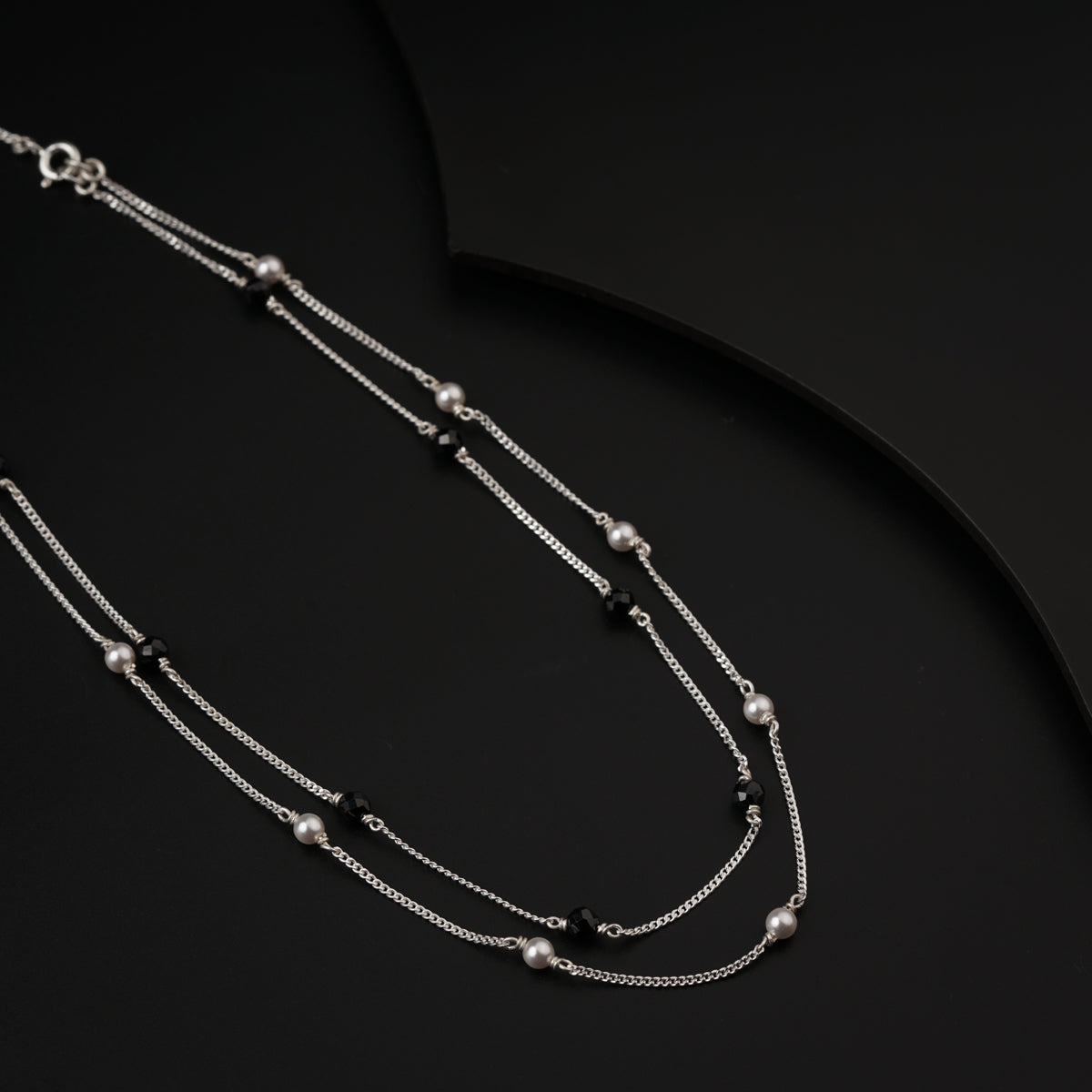 3 Way Silver Chain Mangalsutra