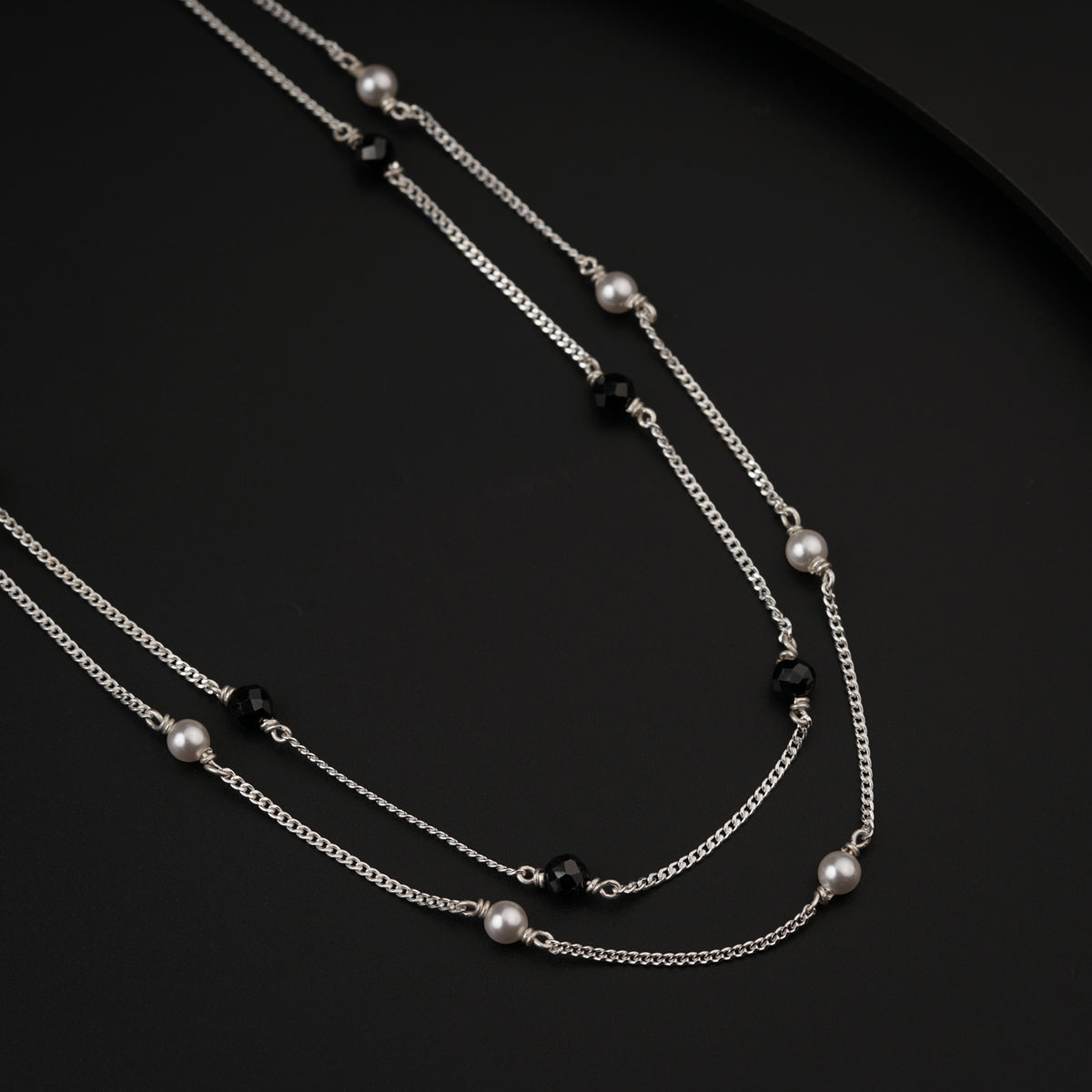 3 Way Silver Chain Mangalsutra