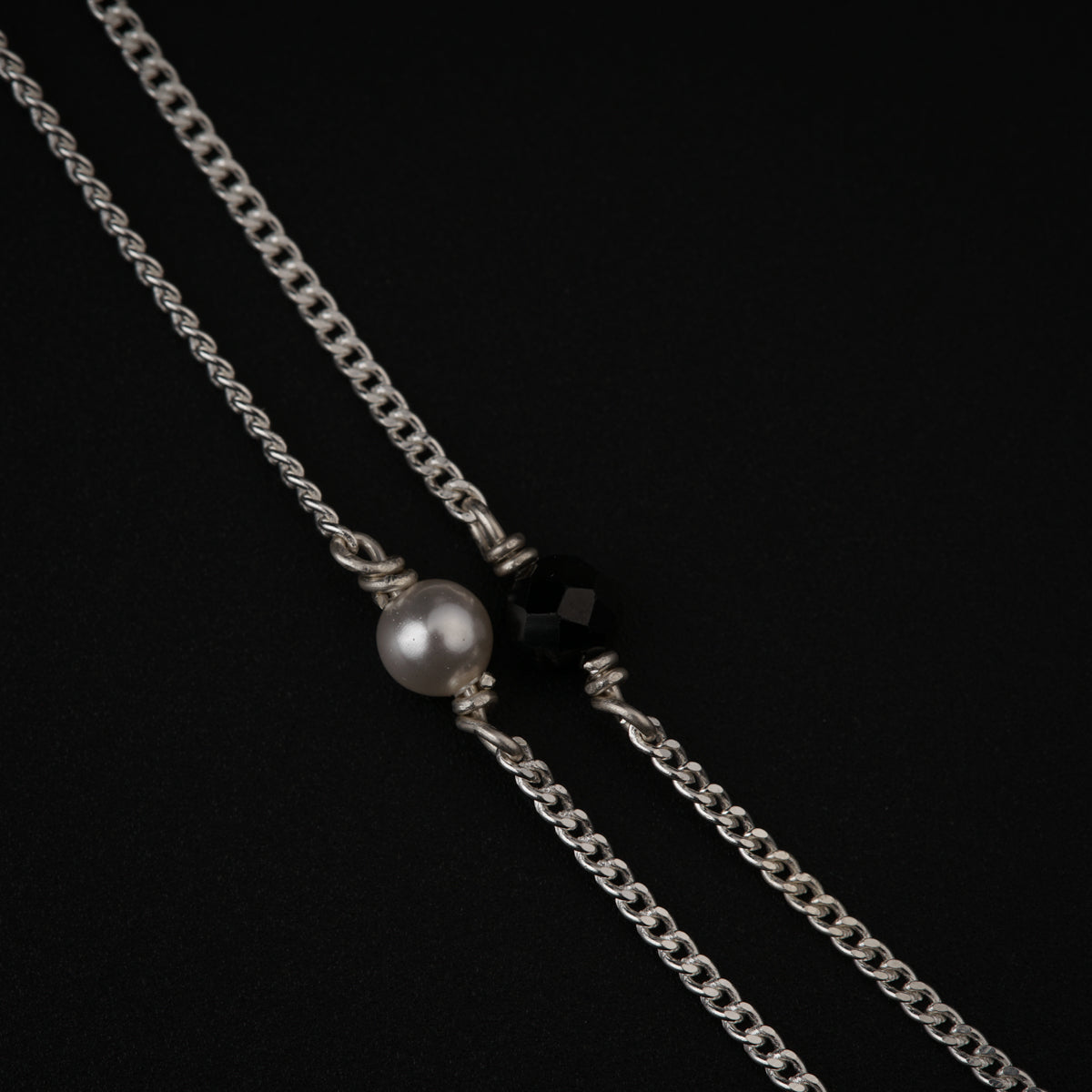 3 Way Silver Chain Mangalsutra