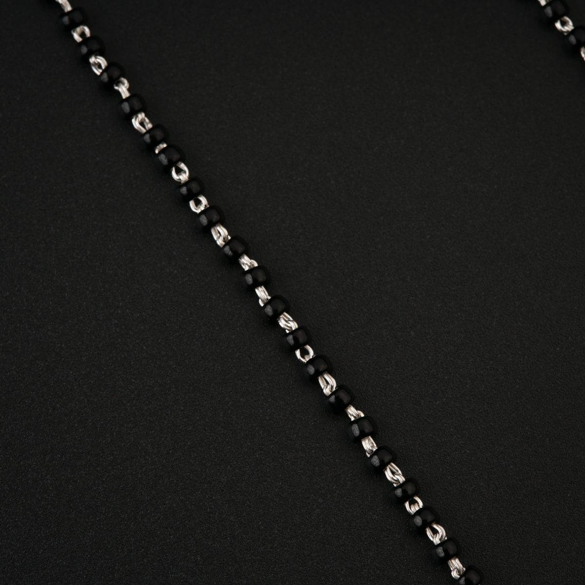 Pearl Chain Layers Silver Mangalsutra