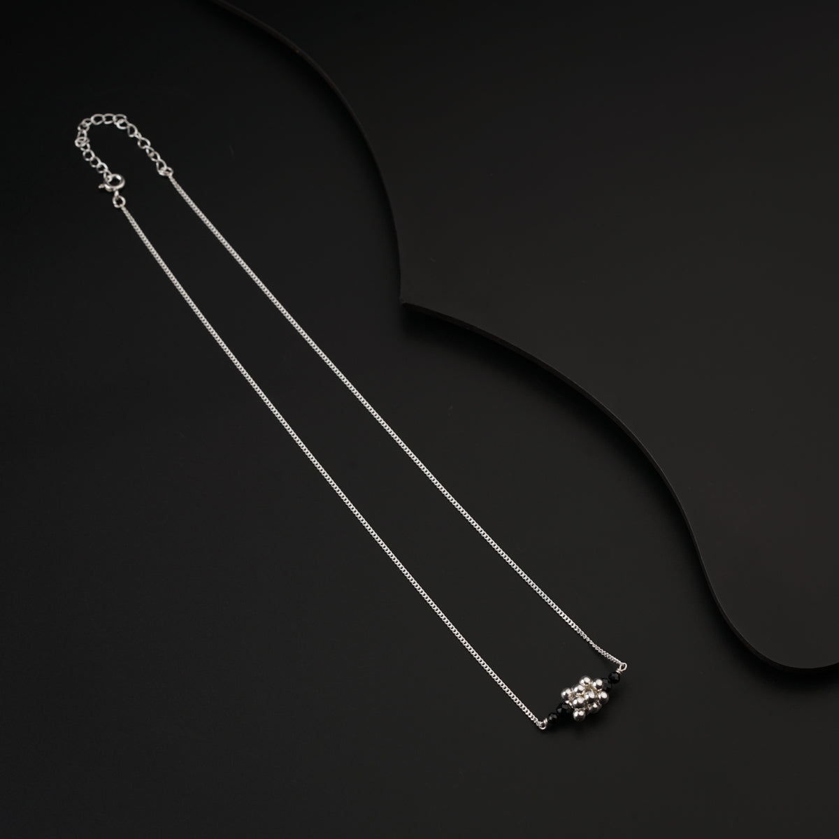 Silver Bead Chain Mangalsutra