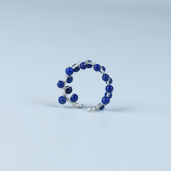 Lapis Lazuli Twisted Ring (Project Handmade)