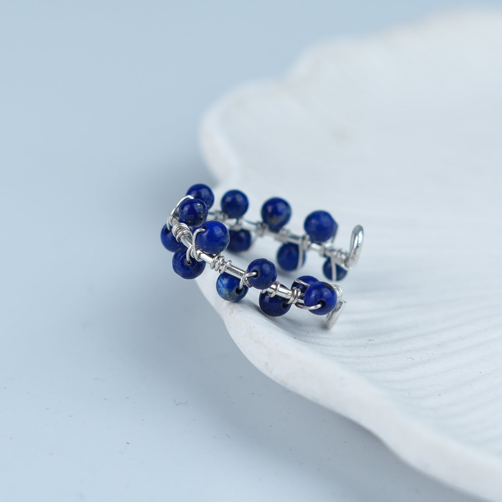 Lapis Lazuli Twisted Ring (Project Handmade)