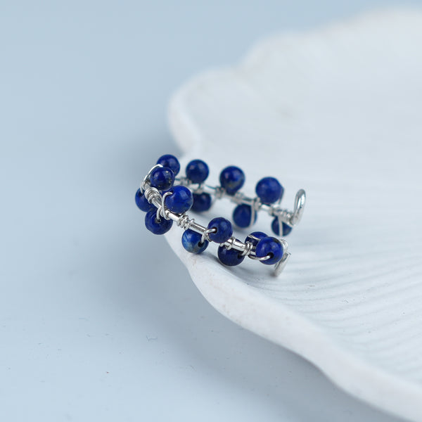 Lapis Lazuli Twisted Ring (Project Handmade)