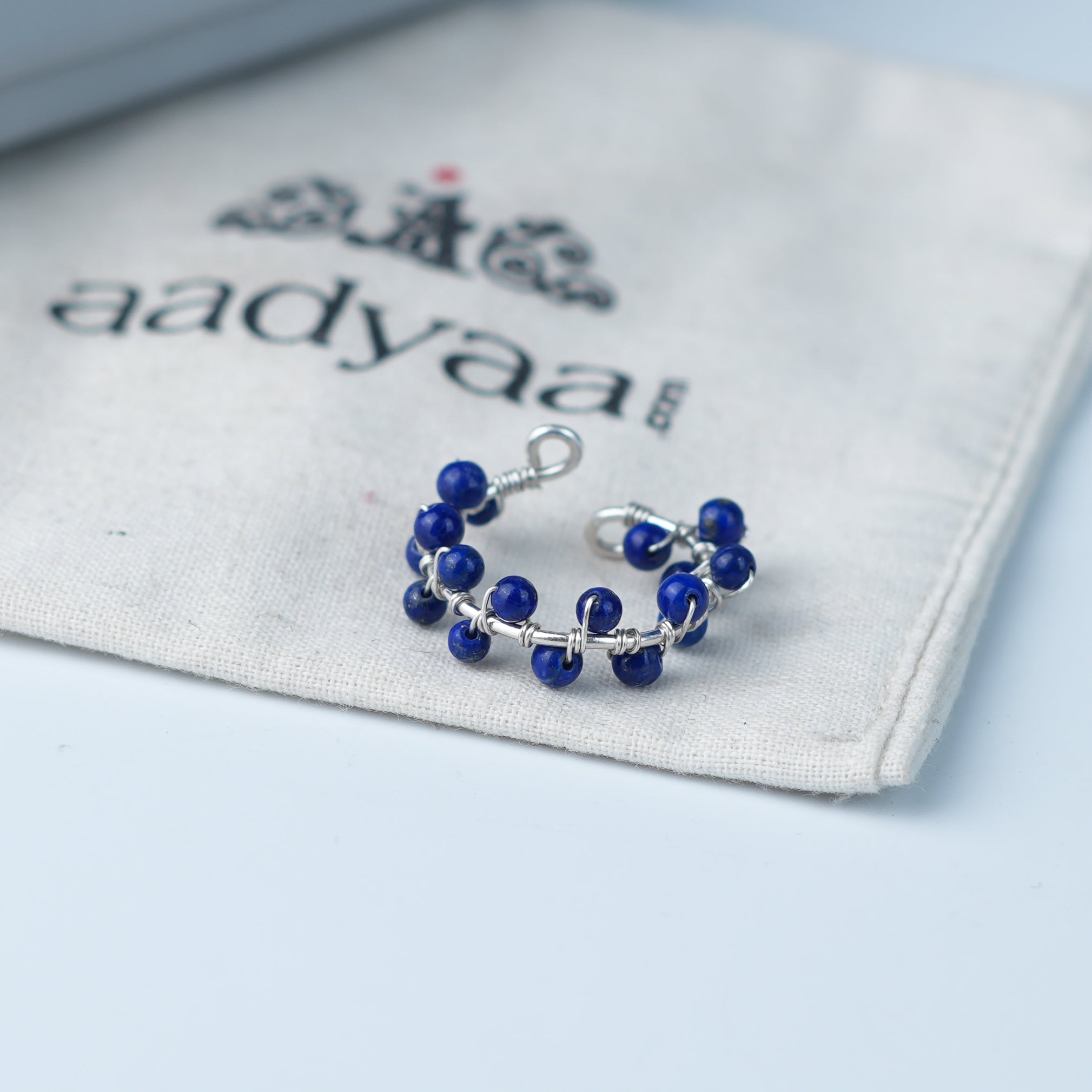 Lapis Lazuli Twisted Ring (Project Handmade)