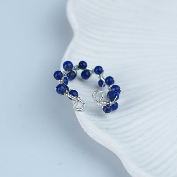 Lapis Lazuli Twisted Ring (Project Handmade)