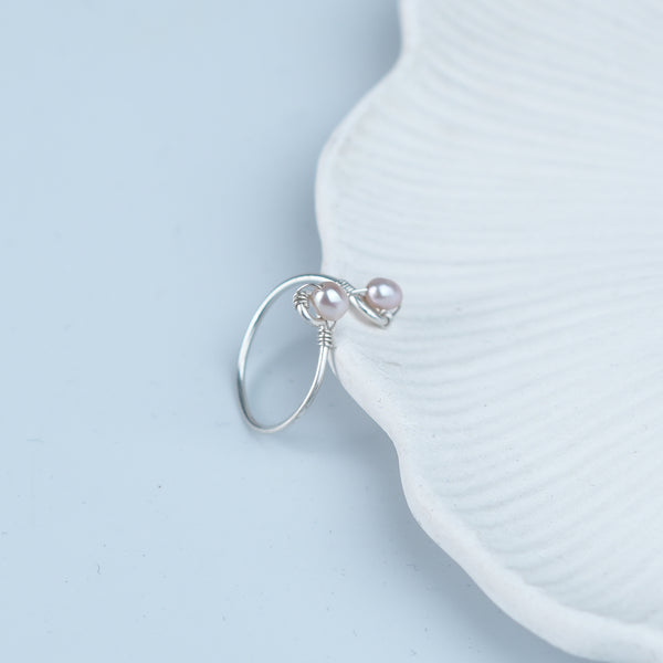 Rice Pearl Ring (Project Handmade)