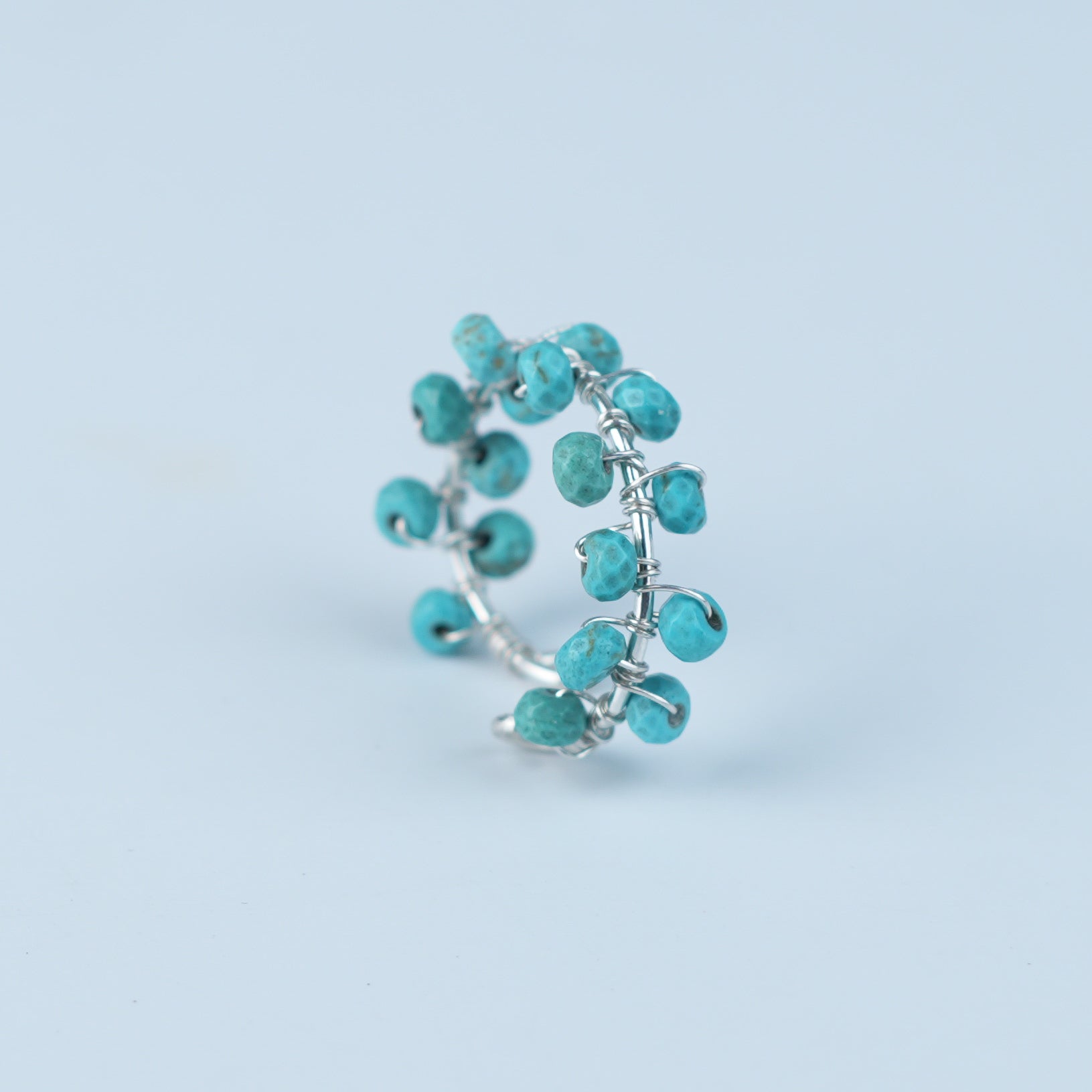 Turquoise Twisted Ring (Project Handmade)