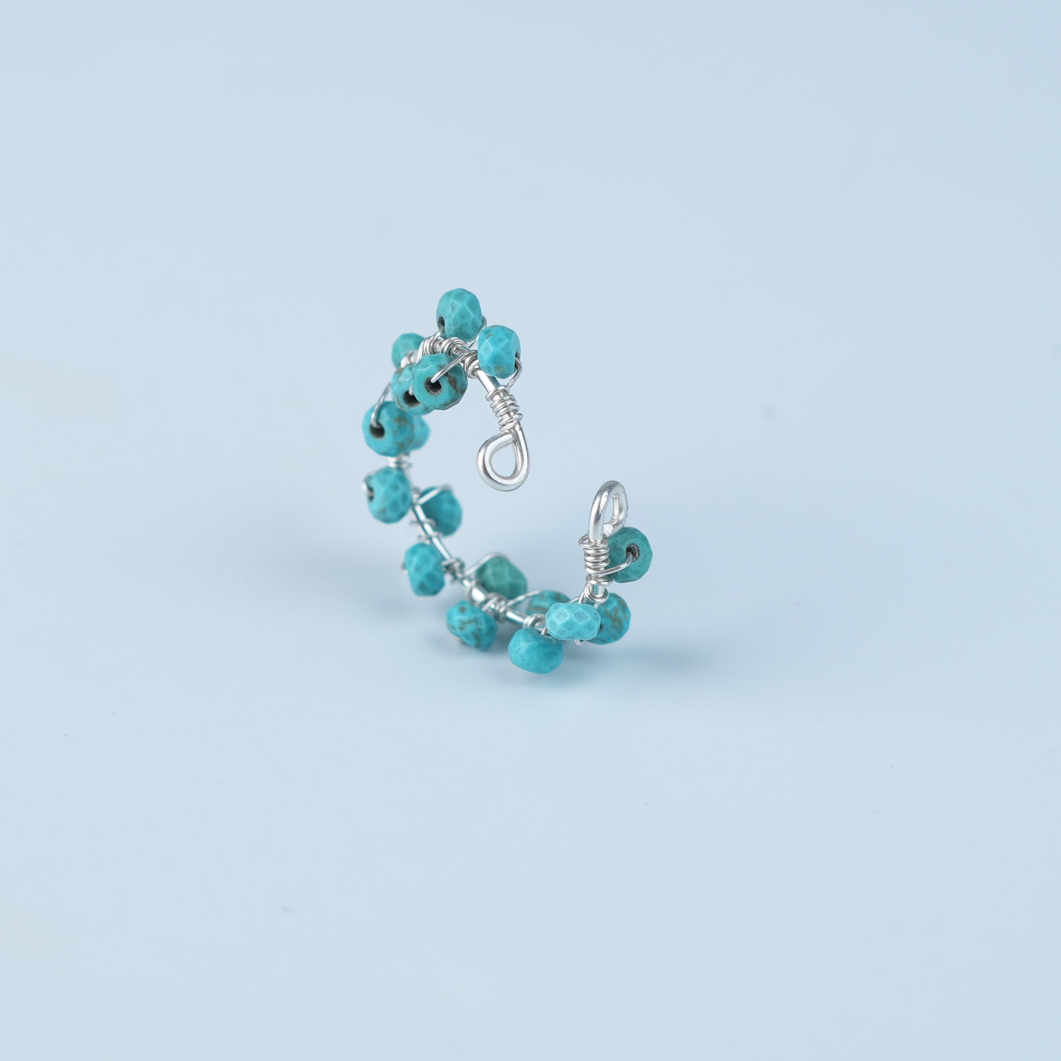 Turquoise Twisted Ring (Project Handmade)