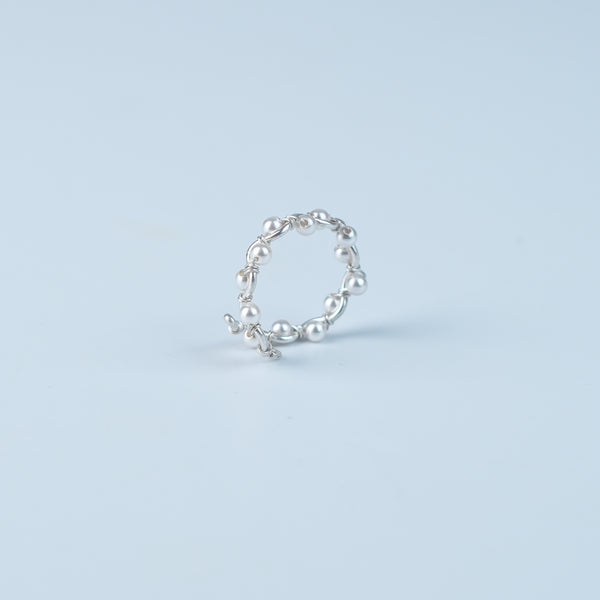 Pearl Twisted Ring (Project Handmade)