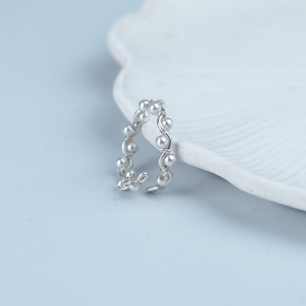 Pearl Twisted Ring (Project Handmade)