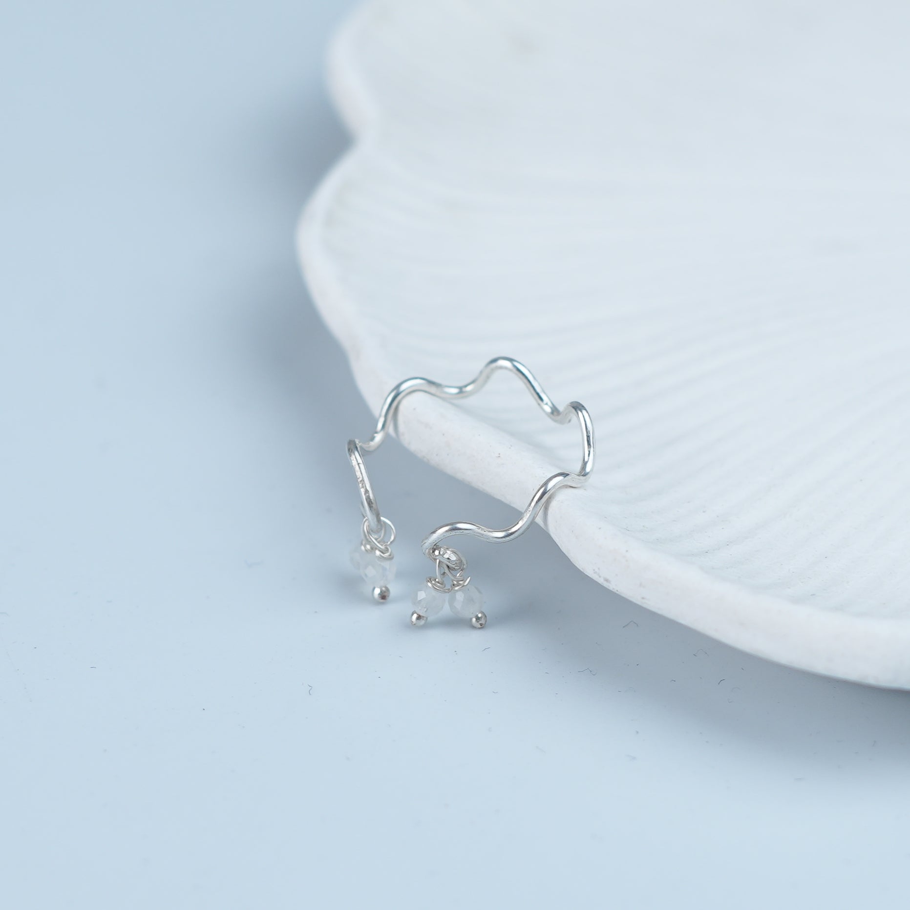 Moonstone Bunch Ring (Project Handmade)