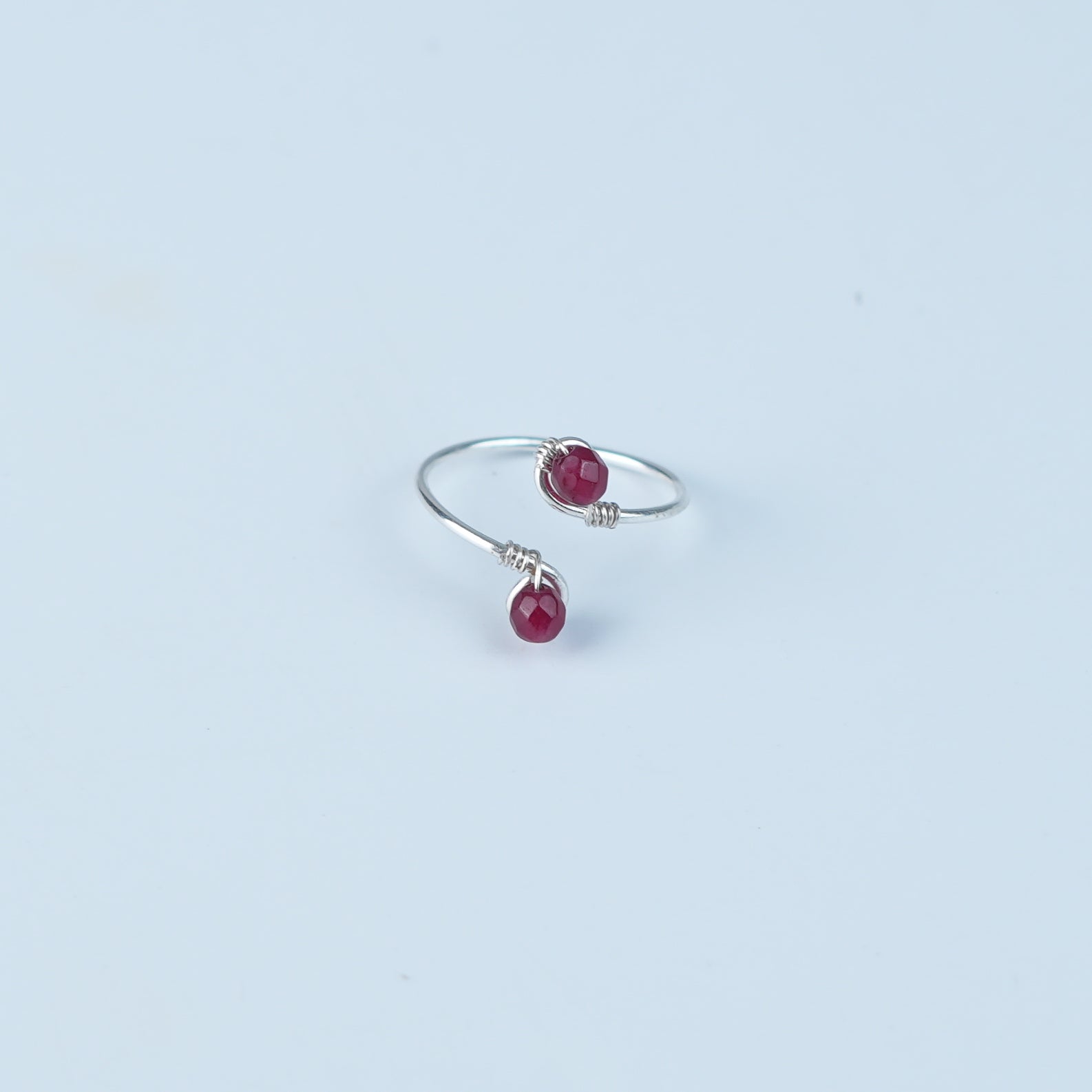 Pink Jade Ring (Project Handmade)