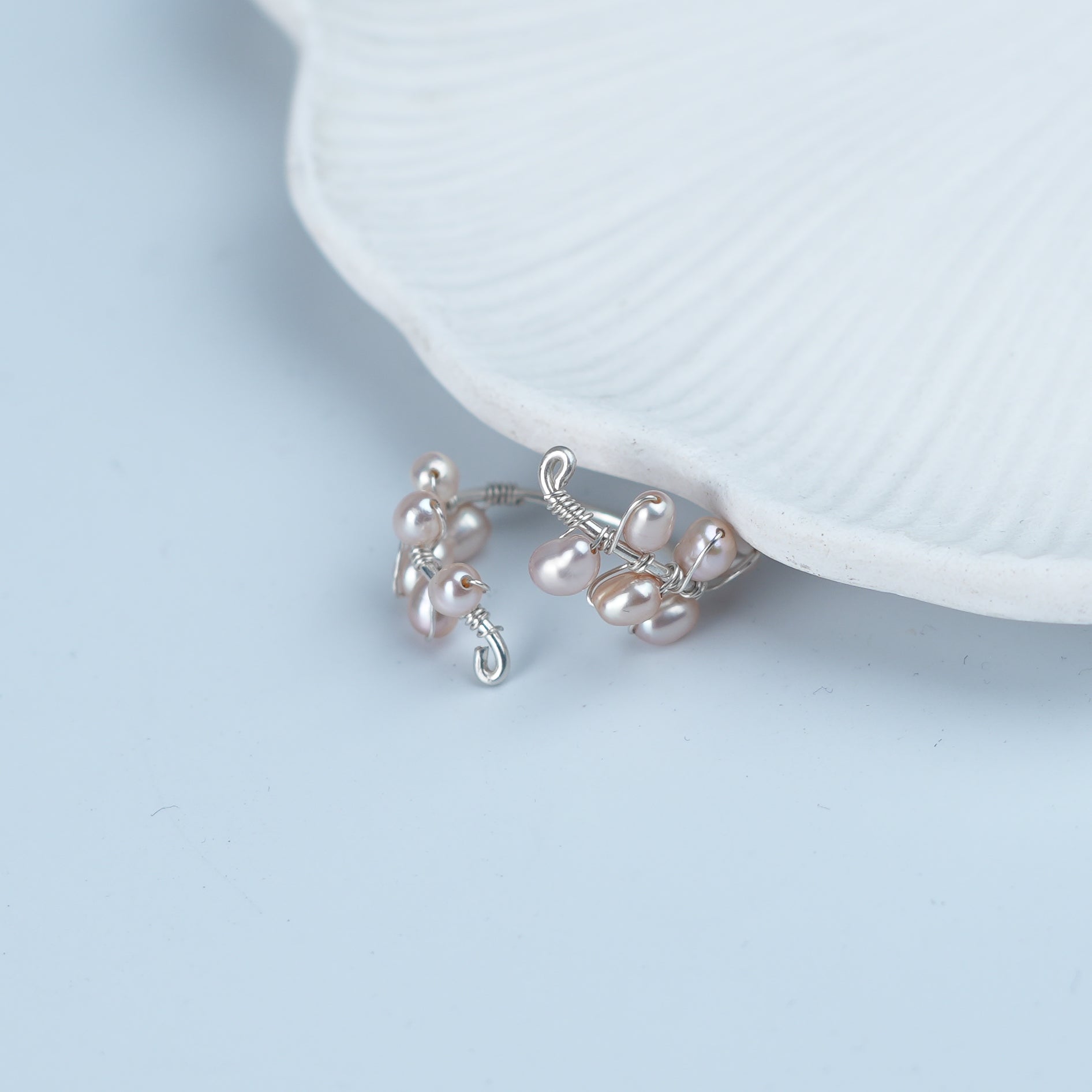 Rice Pearl Twisted Ring (Project Handmade)
