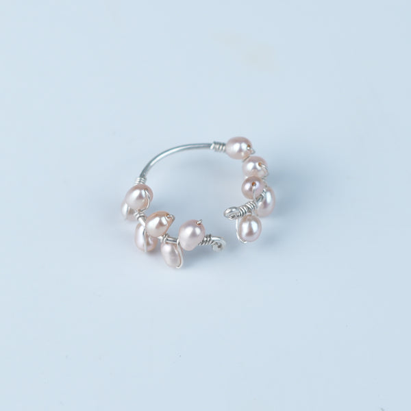Rice Pearl Twisted Ring (Project Handmade)