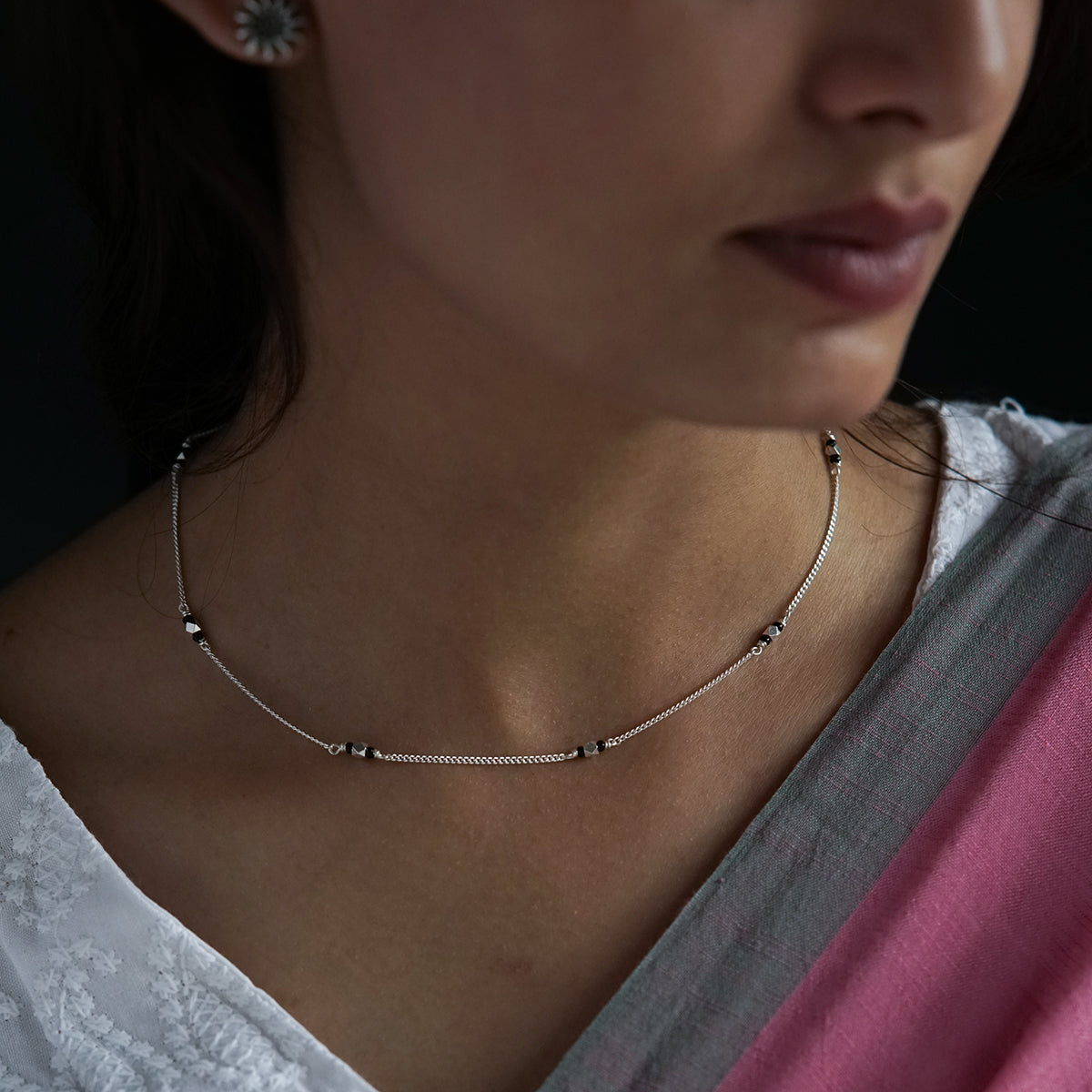 Silver Chain Mangalsutra