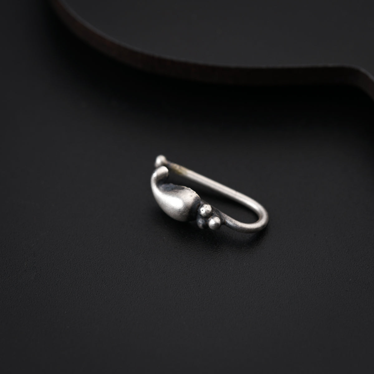 Mini Silver Koyari Nose Pin Clip on