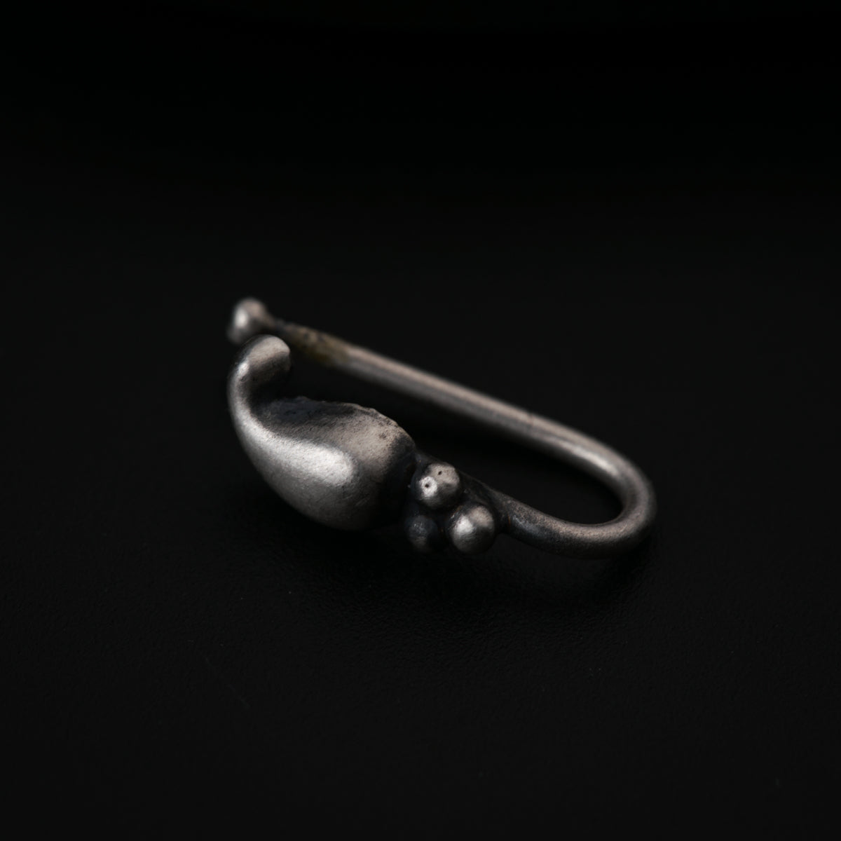 Mini Silver Koyari Nose Pin Clip on