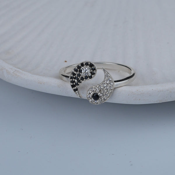 Yin Yang Mangalsutra Ring