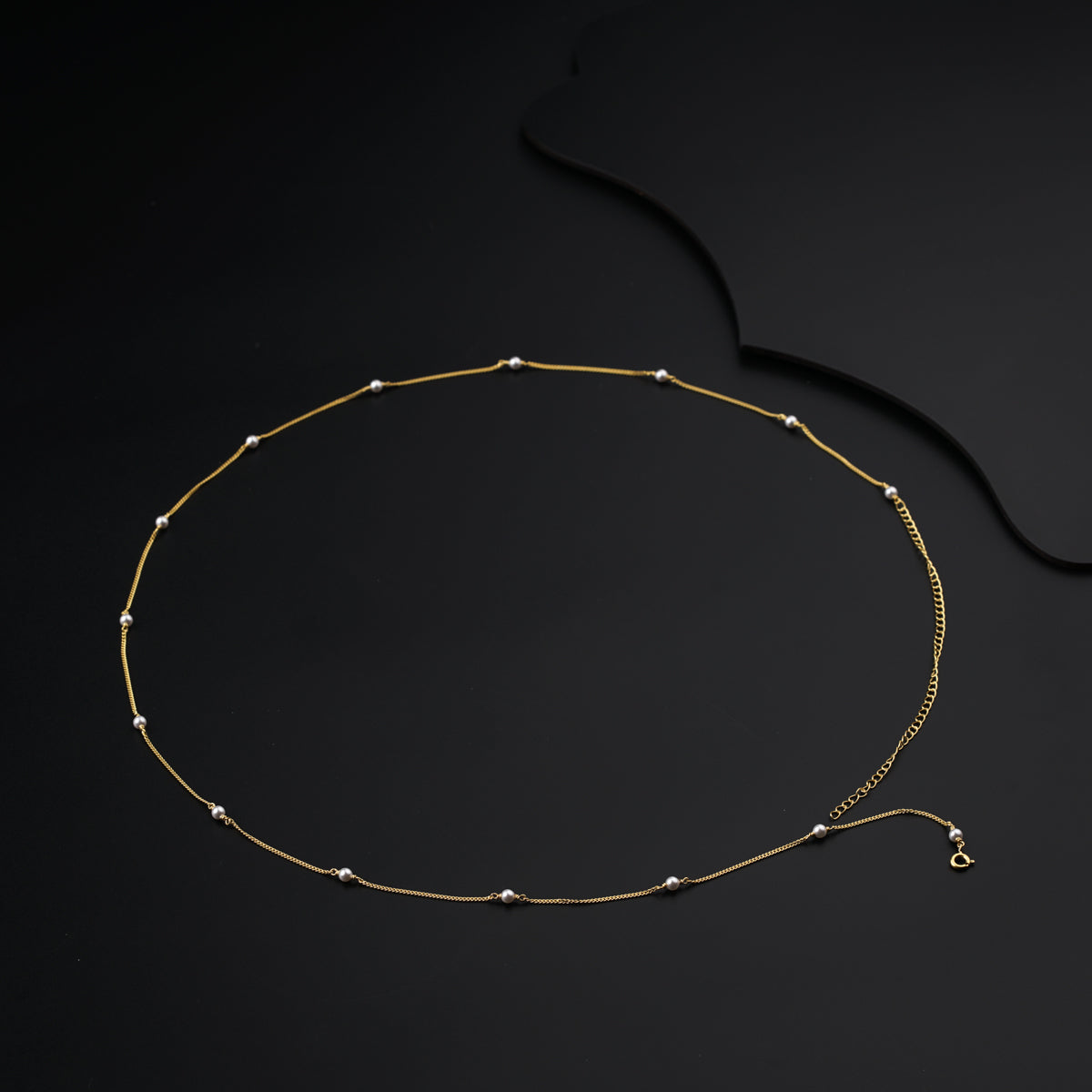 Classic Pearl Waist Chain Gold Plated