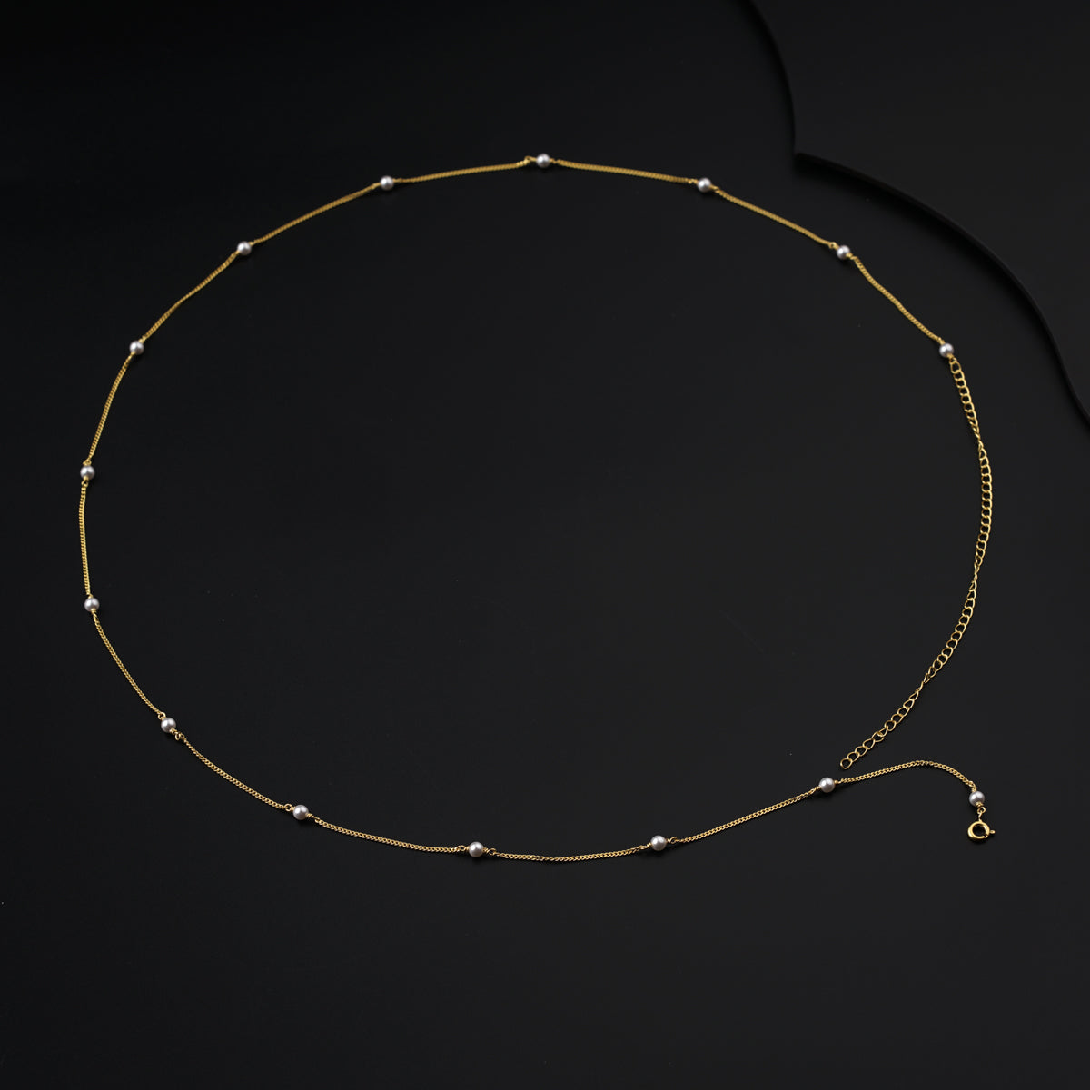 Classic Pearl Waist Chain Gold Plated