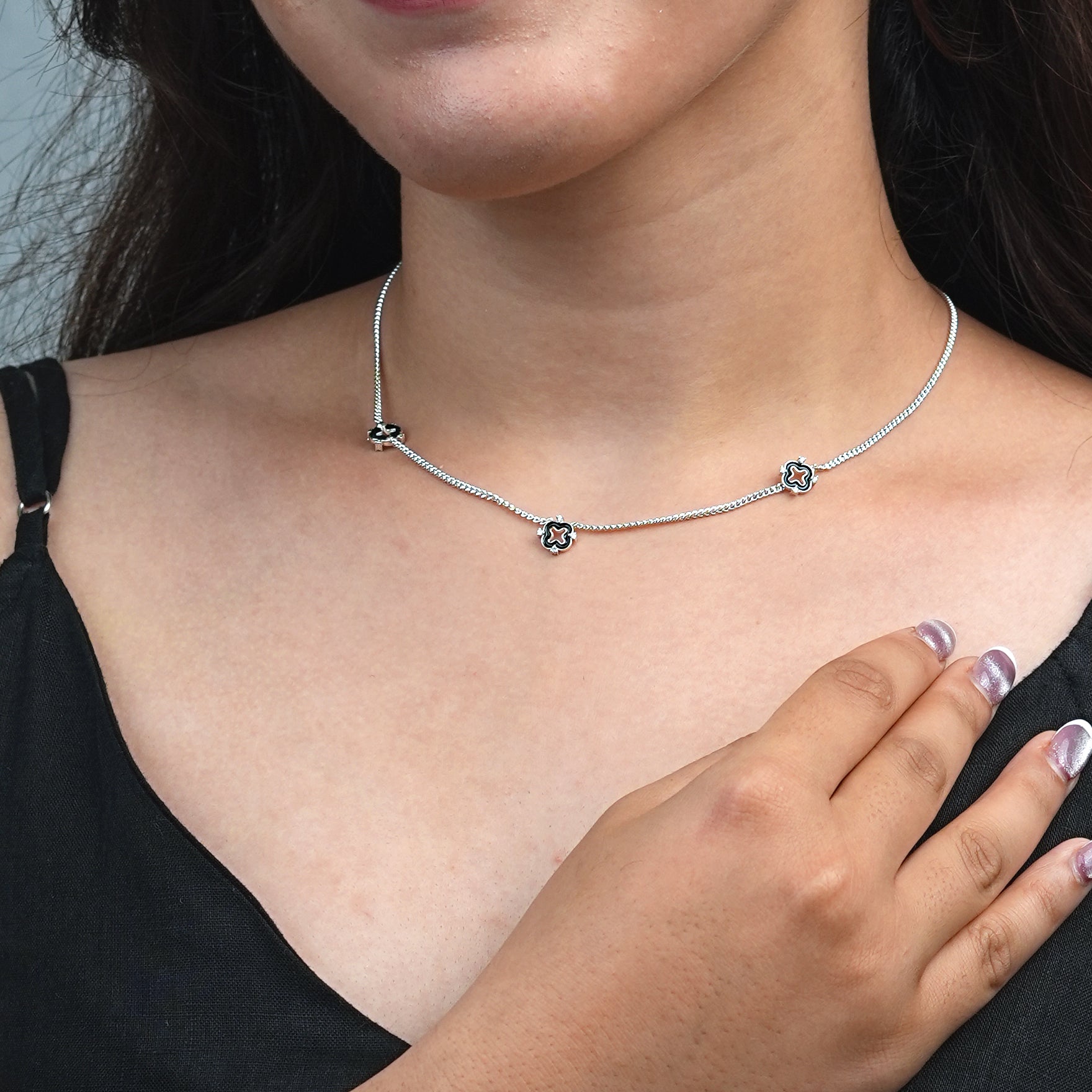 Flower Pendant Mangalsutra