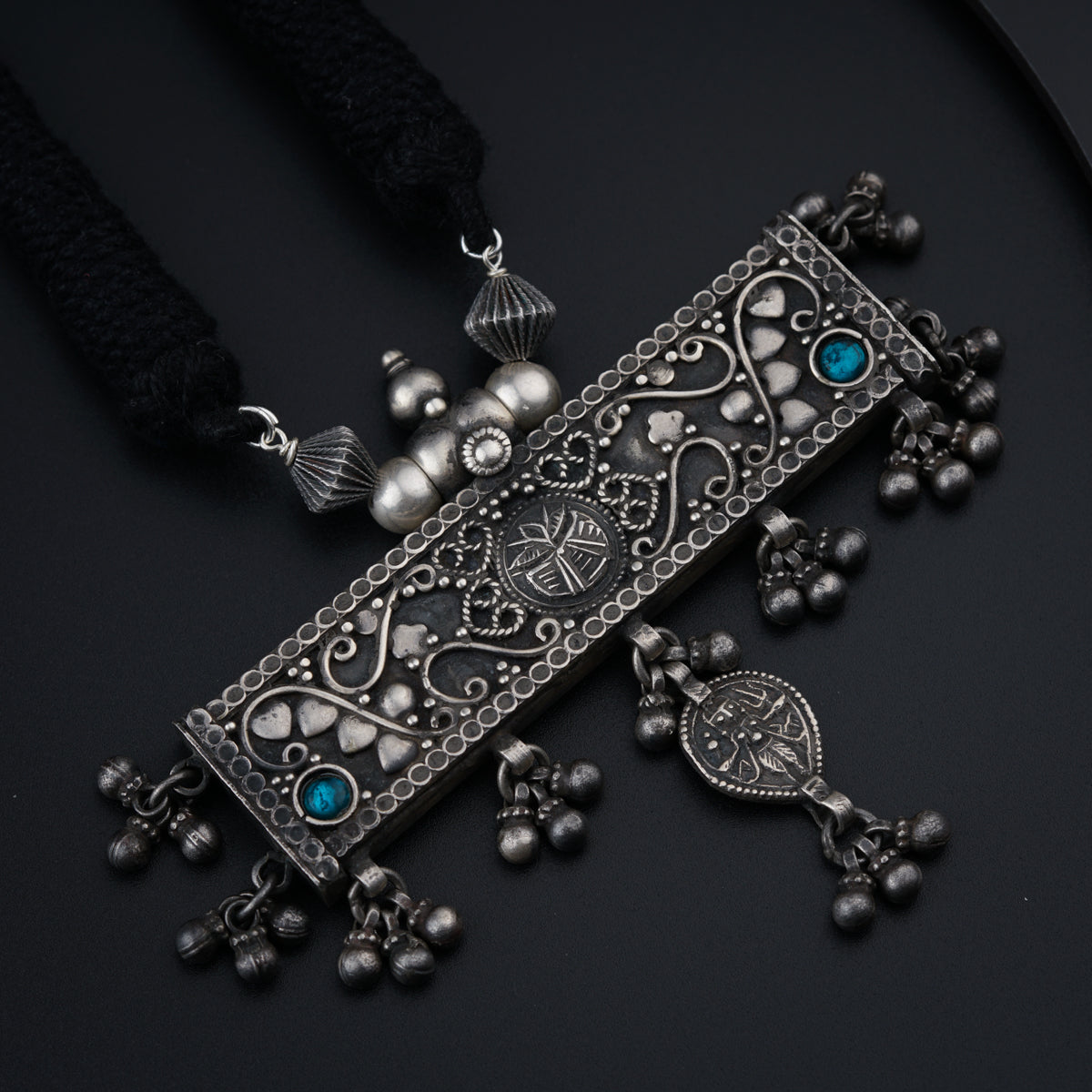 Silver Necklace with Antique Pendant