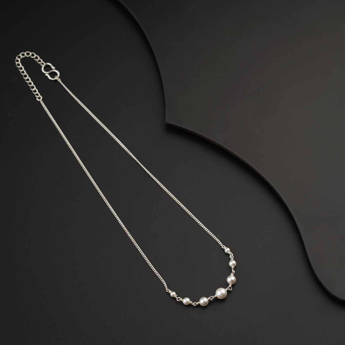 Pearl Silver Chain