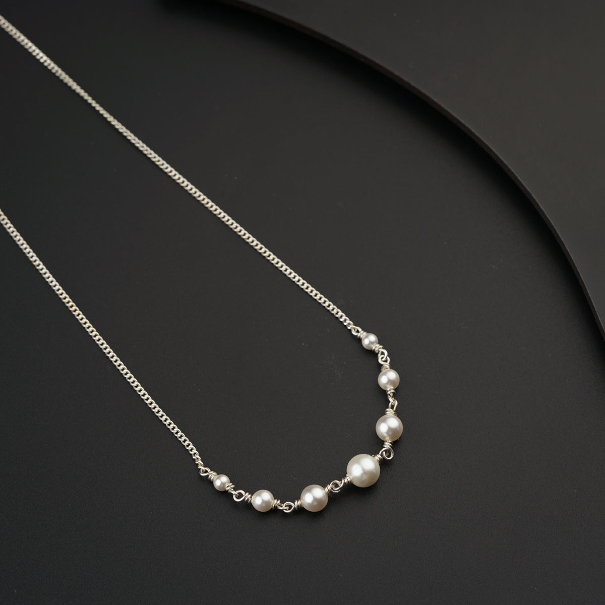 Pearl Silver Chain