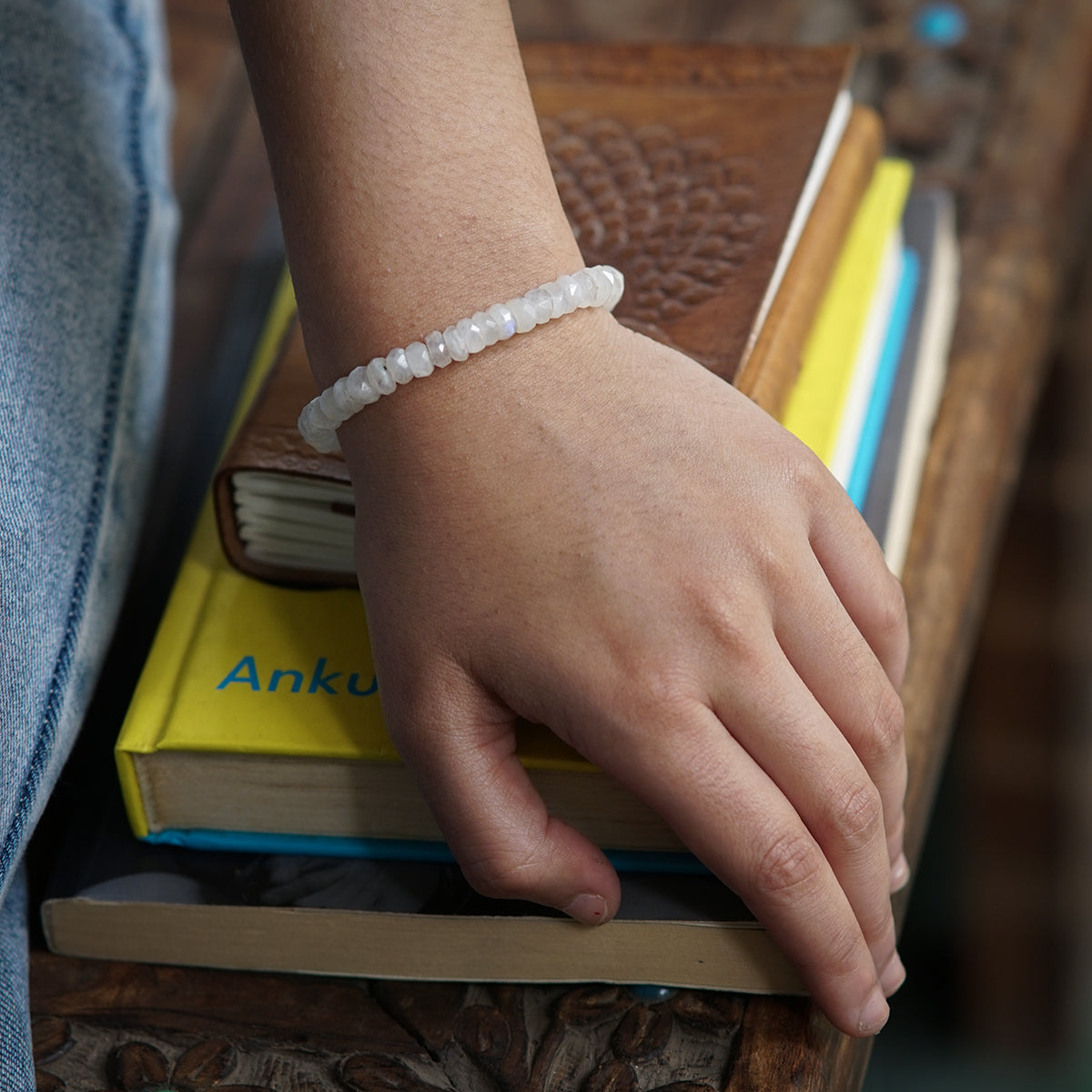 Moonstone Silver Bracelet