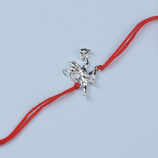 Hanuman Silver Rakhi (Project Handmade)