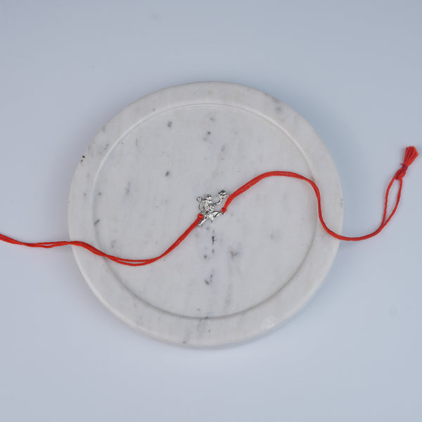Hanuman Silver Rakhi (Project Handmade)