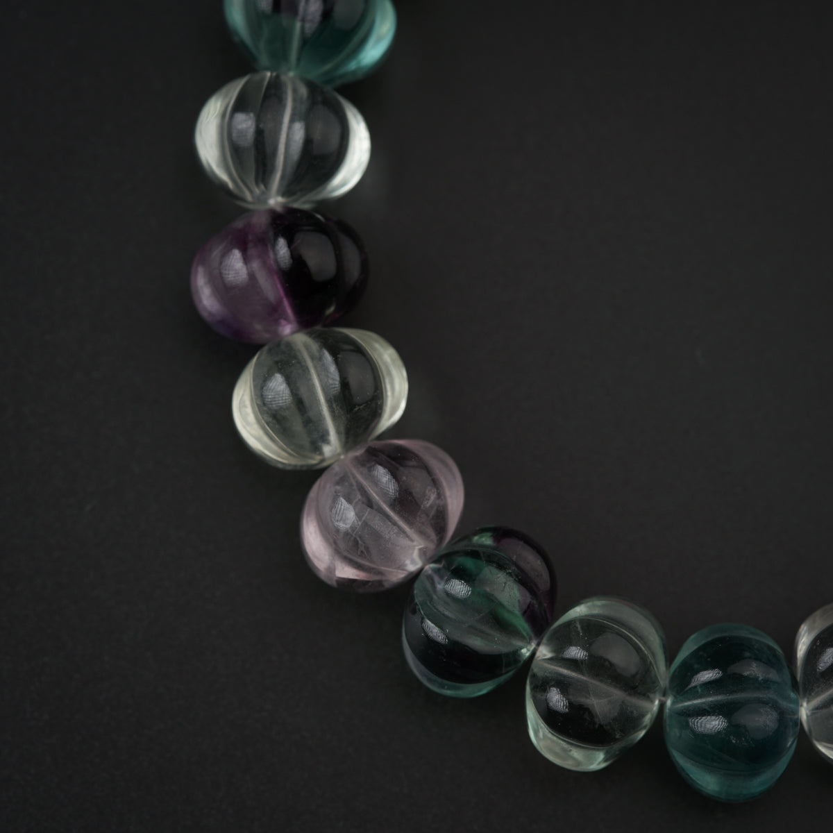 fluorite Stones Silver Bracelet