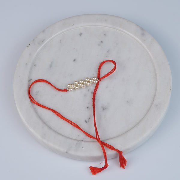 Pearl Cluster Rakhi (Project Handmade)
