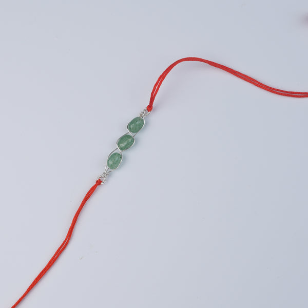 Russian Quartz Wrapped Rakhi (Project Handmade)