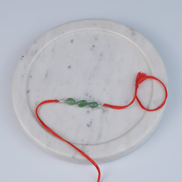 Russian Quartz Wrapped Rakhi (Project Handmade)