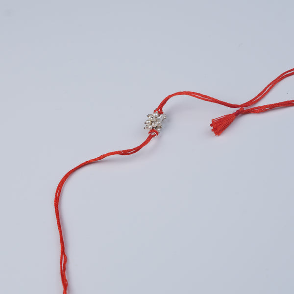 Pearl Bunch Rakhi (Project Handmade)