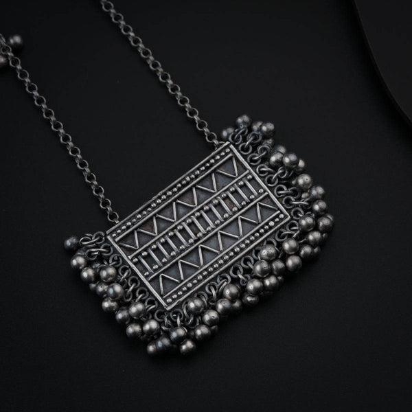 Silver Ghungroo Nakshi Set Small