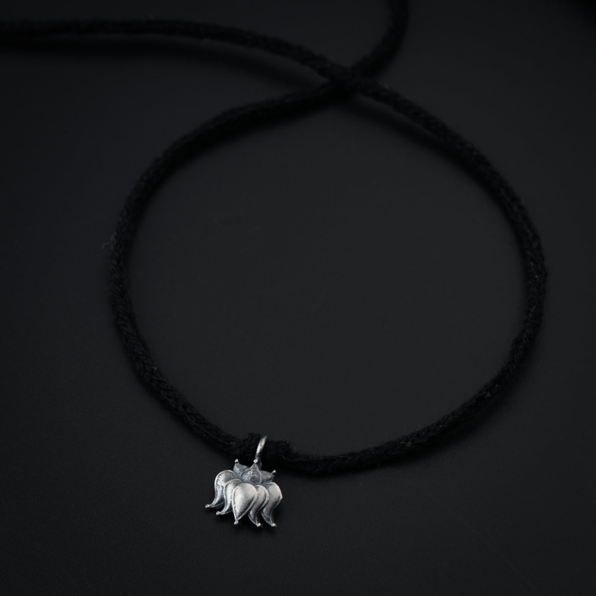 Silver Lotus Anklet