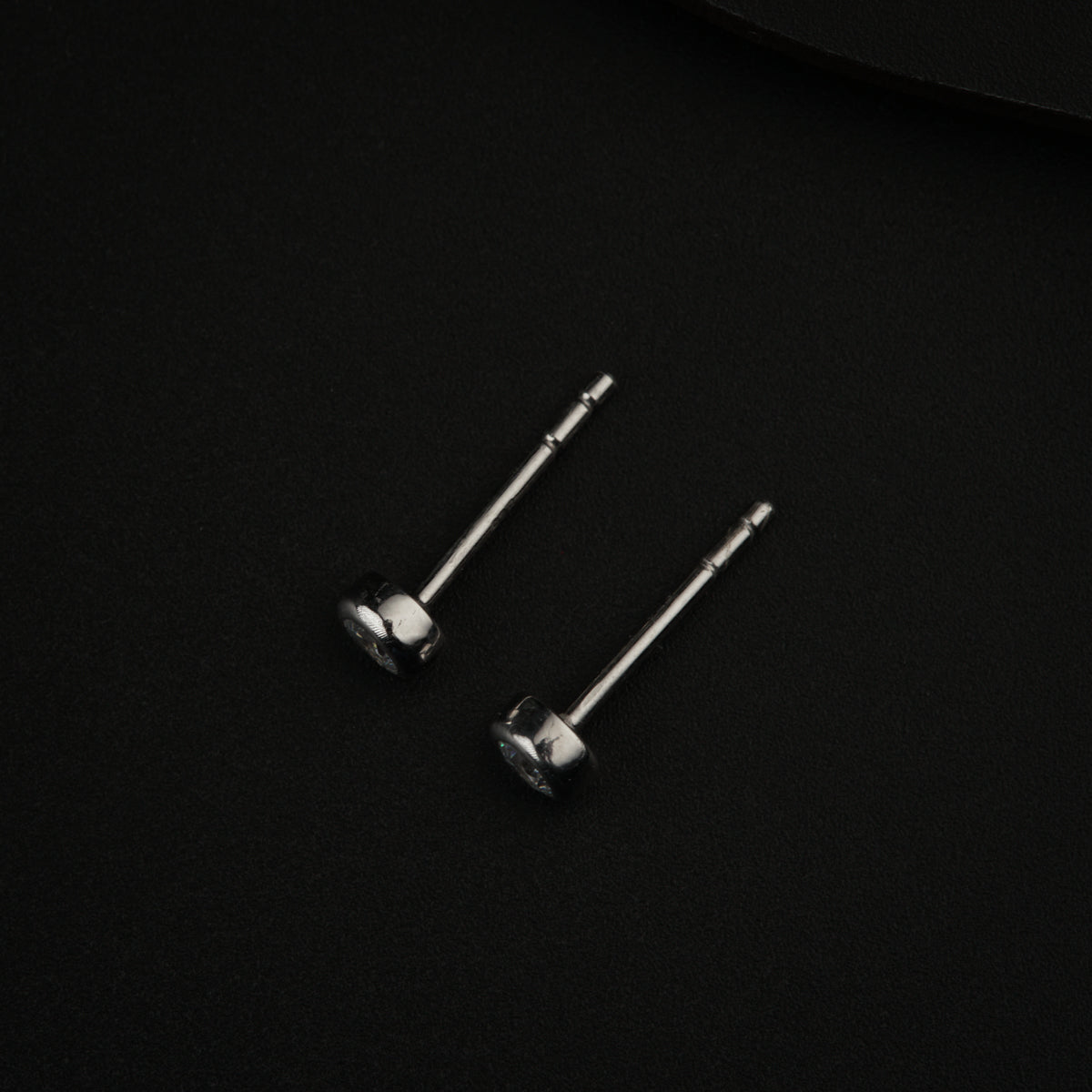 Tiny CZ Stone Silver Studs