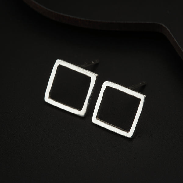 Tiny Silver Square Studs | 92.5 Silver
